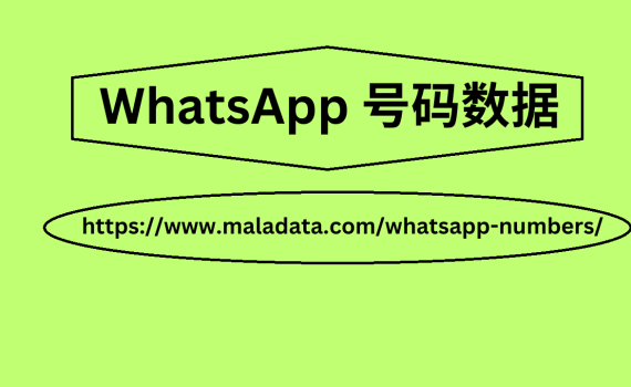 WhatsApp 号码数据