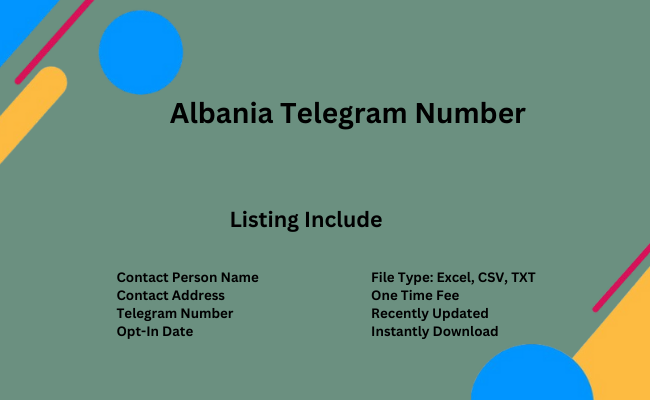 Albania Telegram Number