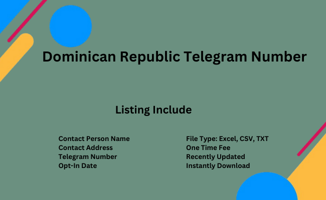 Dominican Republic Telegram Number